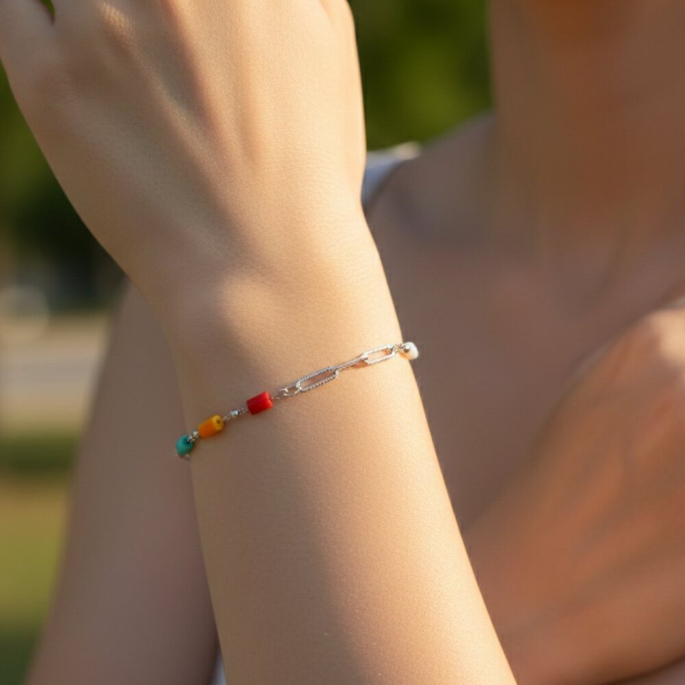 "Trendy Handmade Bracelet – A Stylish Gift for Women & Girls, MAR092022